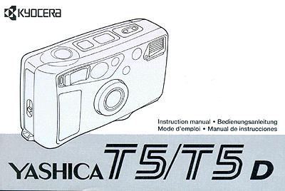 Titelblatt der Bedienanleitung der T 5