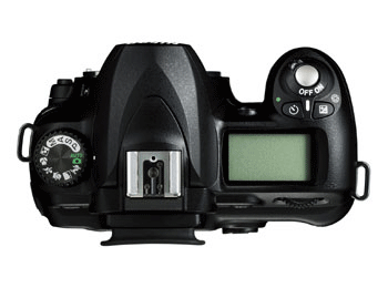 Nikon D 50 Ansicht von oben